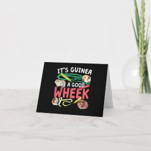 Tarjeta Guinea sea un buen bollo - un pigón de Guinea