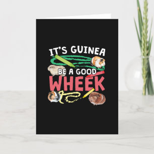 Tarjeta Guinea sea un buen bollo - un pigón de Guinea