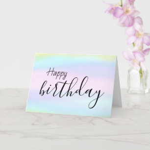 Tarjeta Guión de broche de bienvenida feliz cumpleaños
