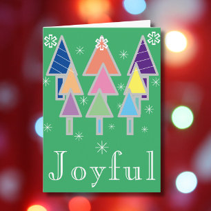 Tarjeta Guión de feriado ruso y alegre nombra a Navidades 