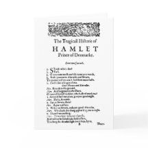 Guión original de Hamlet