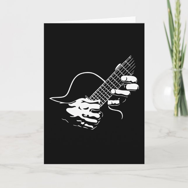Tarjeta Guitar Hands II (Anverso)