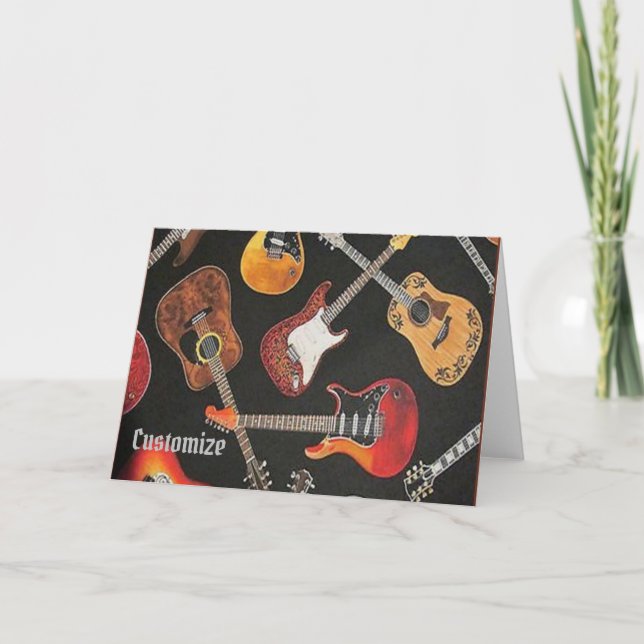 Tarjeta Guitar Heaven Blank (Anverso)