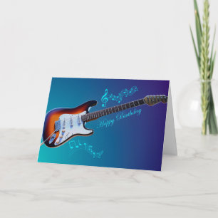 Tarjeta Guitar Man