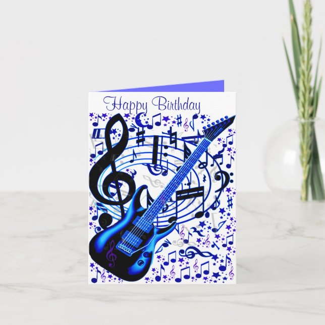 Tarjeta Guitar rocker_ (Anverso)