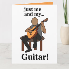 Tarjeta Guitarist Playing Guitar Birthday