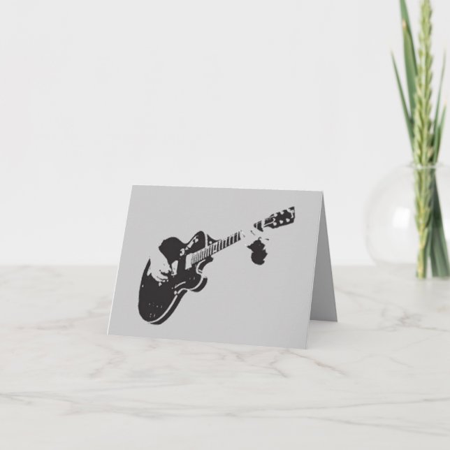 Tarjeta Guitarra - (Anverso)