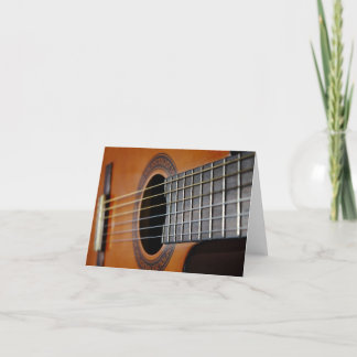 Tarjeta Guitarra acústica Blank Notecards para amantes de 