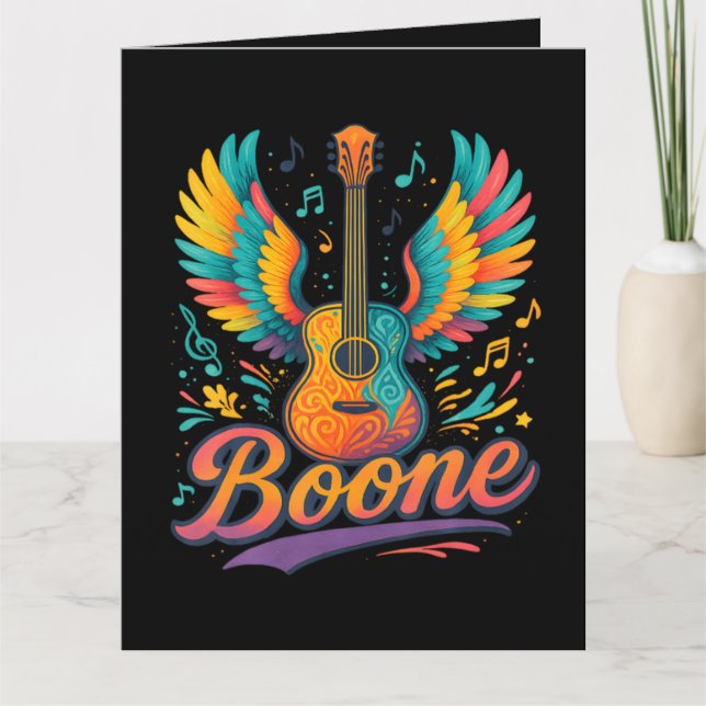 Tarjeta Guitarra Boone (Anverso)