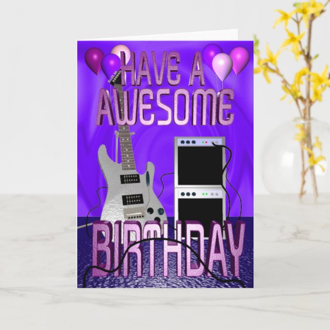  Tarjeta Guitarra de cumpleaños feliz/amp por Valxart