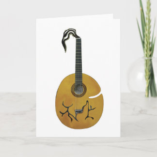 Tarjeta Guitarra de la calabaza