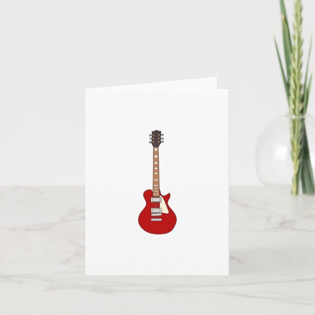 Tarjeta Guitarra eléctrica (Anverso)