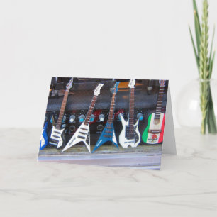 Tarjeta Guitars de Hollywood