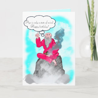 Tarjeta gurú de la montaña