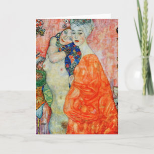 Tarjeta Gustav Klimt - Amigas