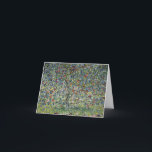 Tarjeta Gustav Klimt Apple Tree Note Card<br><div class="desc">Tarjeta de nota Gustav Klimt Apple Tree. Aceite de lienzo de 1912. Un hermoso paisaje de la última época de Klimt. Un gran regalo para los amantes de la pintura paisajística,  los manzanos,  el Art Nouveau y Gustav Klimt.</div>
