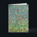 Tarjeta Gustav Klimt - Árbol de manzanas<br><div class="desc">Apple Tree I - Gustav Klimt,  Oil on Canvas,  1907</div>