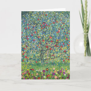 Tarjeta Gustav Klimt - Árbol de manzanas