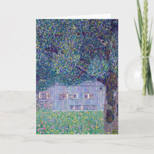 Tarjeta Gustav Klimt - Casa de campo en Alta Austria