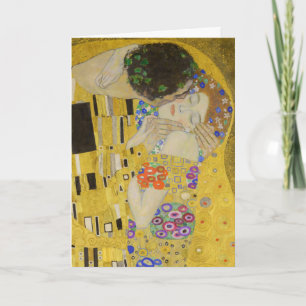 Tarjeta Gustav Klimt - El beso