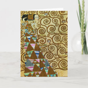 Tarjeta Gustav Klimt Expectation Greeting Card