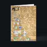 Tarjeta Gustav Klimt - Expectativa, Frieze Stoclet<br><div class="desc">El árbol de la vida,  Stoclet Frieze,  Expectation - Gustav Klimt,  Cardboard,  1909</div>