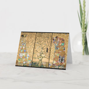 Tarjeta Gustav Klimt - Friso Stoclet Árbol de la Vida