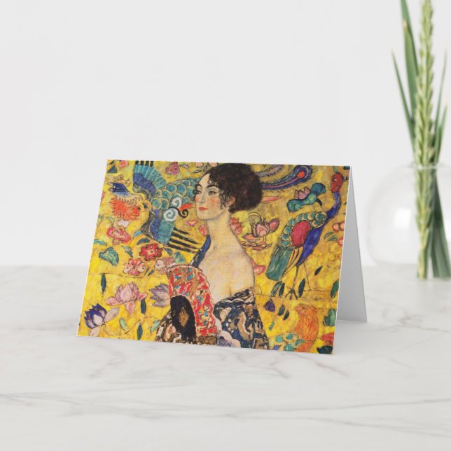 Tarjeta Gustav Klimt Greetings Card (Anverso)