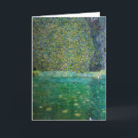 Tarjeta Gustav Klimt - Parque de Schloss Kammer am Atterse<br><div class="desc">Estanque de Schloss Kammer en Attersee / El parque de Schloss Kammer am Attersee - Gustav Klimt,  Oil on Canvas,  1910</div>
