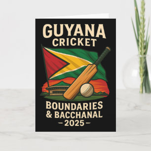 Tarjeta Guyana Cricket 2025 Límites y Canal Caribe