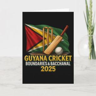 Tarjeta Guyana Cricket del Caribe 2025 Límites y Canal