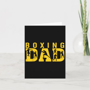 Tarjeta Gym Boxer Love Dad Boxing Lover Entrene