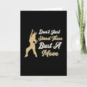 Tarjeta Gym Fitness Bailar baile Baile Deporte Idea