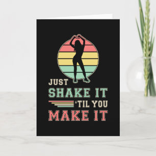 Tarjeta Gym Fitness Dance Dancing Workout Sport Gift Idea