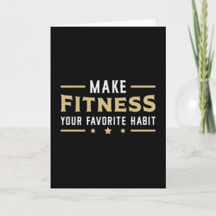 Tarjeta Gym Fitness Dance Workout Sport Dancing Gift Idea