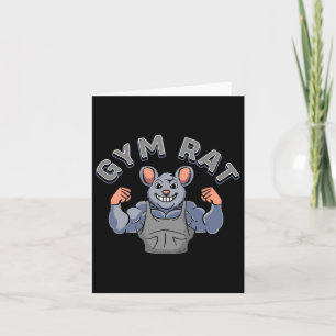 Tarjeta Gym Lover Bodybuilding Workout Funny Gym Rat