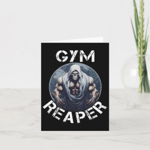 Tarjeta Gym Reaper Fitness Halloween Skeletree Cuerpo de e