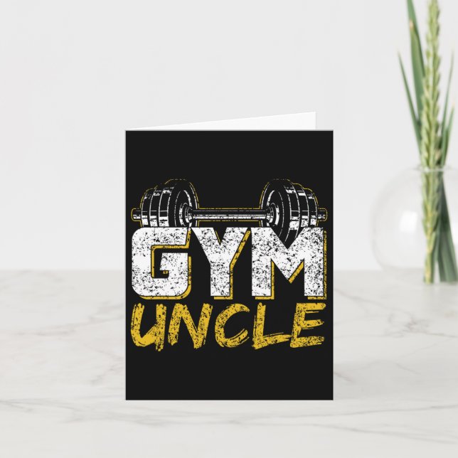 Tarjeta Gym Uncle Black Workout (Anverso)