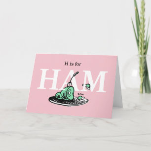 Tarjeta "H es para HAM" Diseño de alfabeto