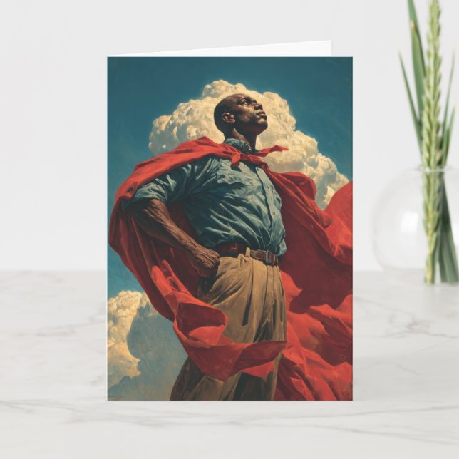 Tarjeta H) Hero Dad (Anverso)