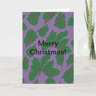 Tarjeta Haapy Holly Days