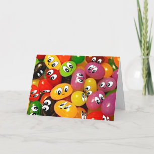 Tarjeta Haba de jalea linda