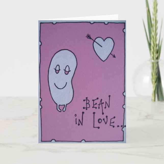 Tarjeta haba en amor (Anverso)
