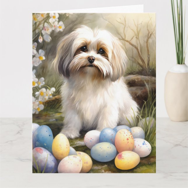 Tarjeta Habaneses con huevos de Pascua (Anverso)
