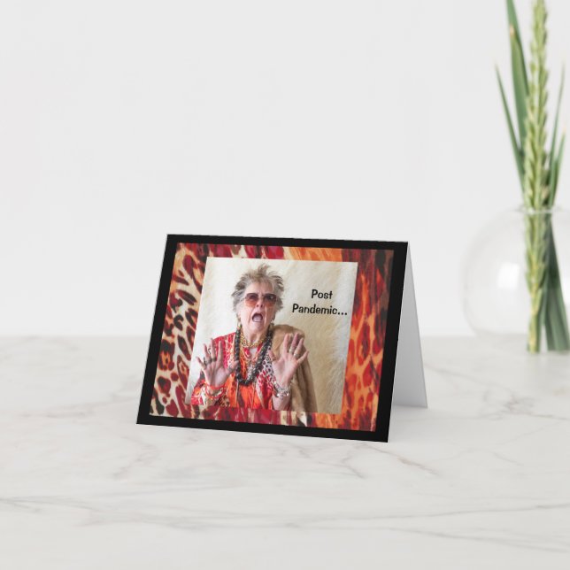 Tarjeta Hábitos post-pandemios divertidos (Anverso)