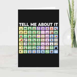 Tarjeta Háblame de ello Patología del habla y del lenguaje