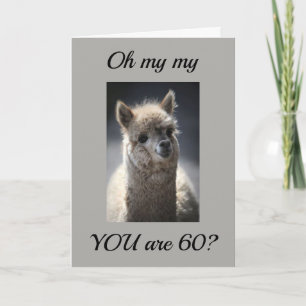 TARJETA **HABLANDO CON LLAMA** GRACIAS" POR EL CUMPLEAÑOS 