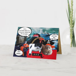 TARJETA HABLANDO DE GATOS PIRATAS, MAPAS DE TRATAMIENTO DE