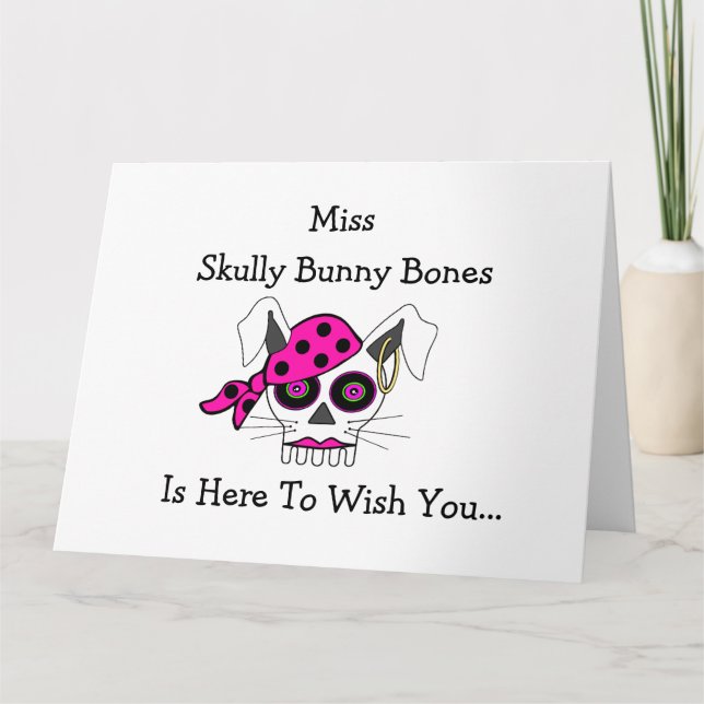 Tarjeta Hablar Como Un Día De Piratas (Anverso)