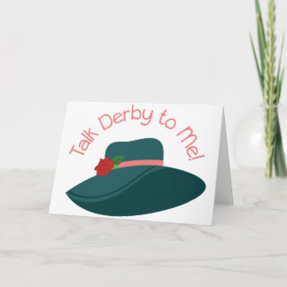 Tarjeta Hablar con Derby
